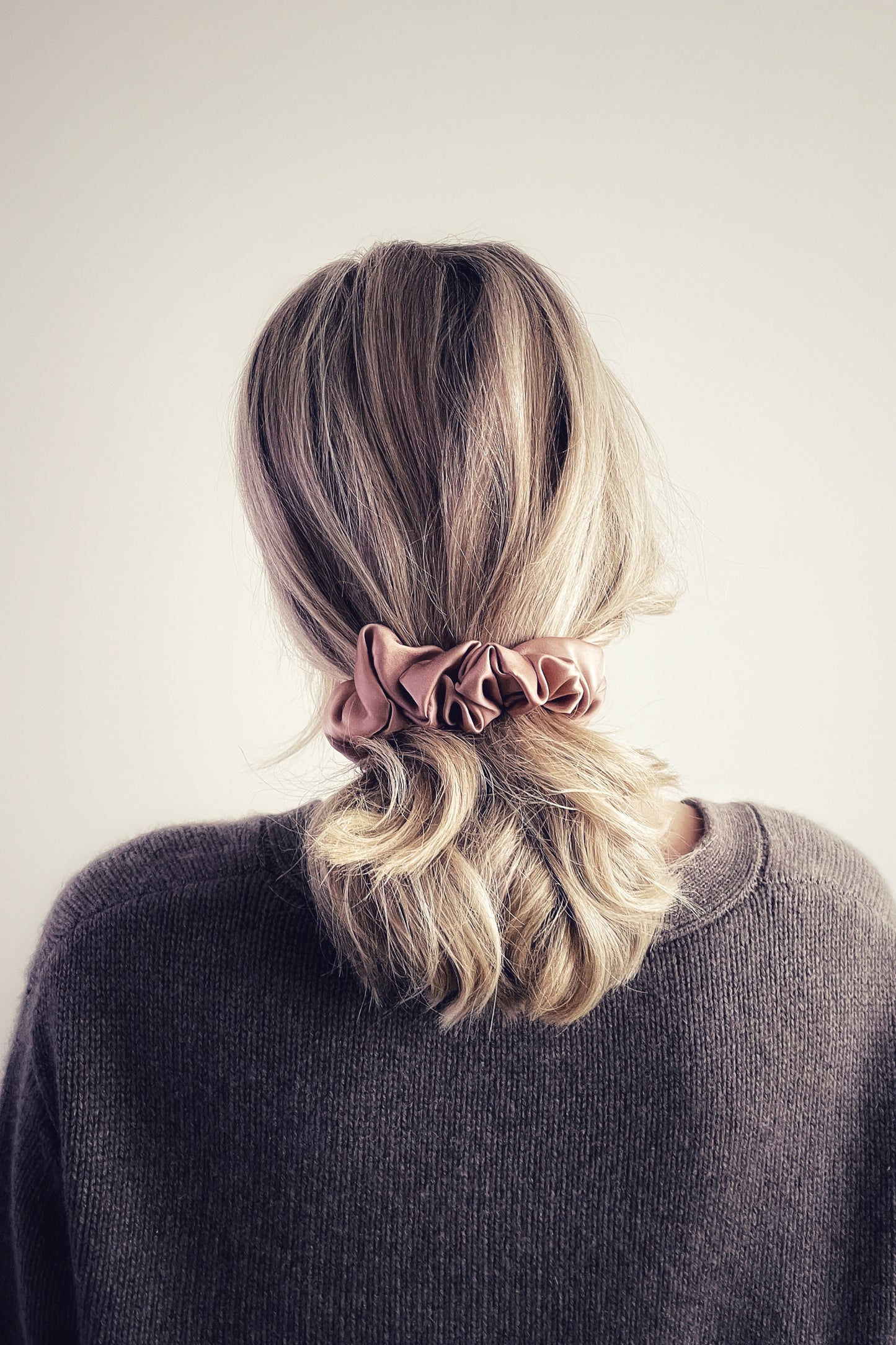 Natural silk scrunchie Morning Dawn Katrina Silks
