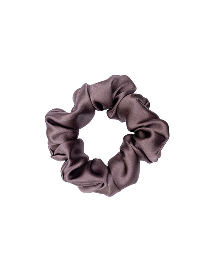 Natural silk scrunchie Delicious Mocha