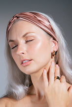 Load image into Gallery viewer, Natural silk Headband Powder Rose  Katrina Silks   
