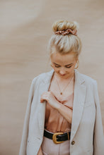 Load image into Gallery viewer, Natural silk scrunchie Morning Dawn - sample sale
