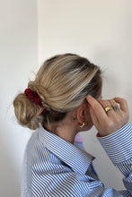 Load image into Gallery viewer, Natural silk scrunchie Royal Burgundy
