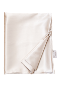 Natural silk pillowcase Cappuccino Beige - product photo