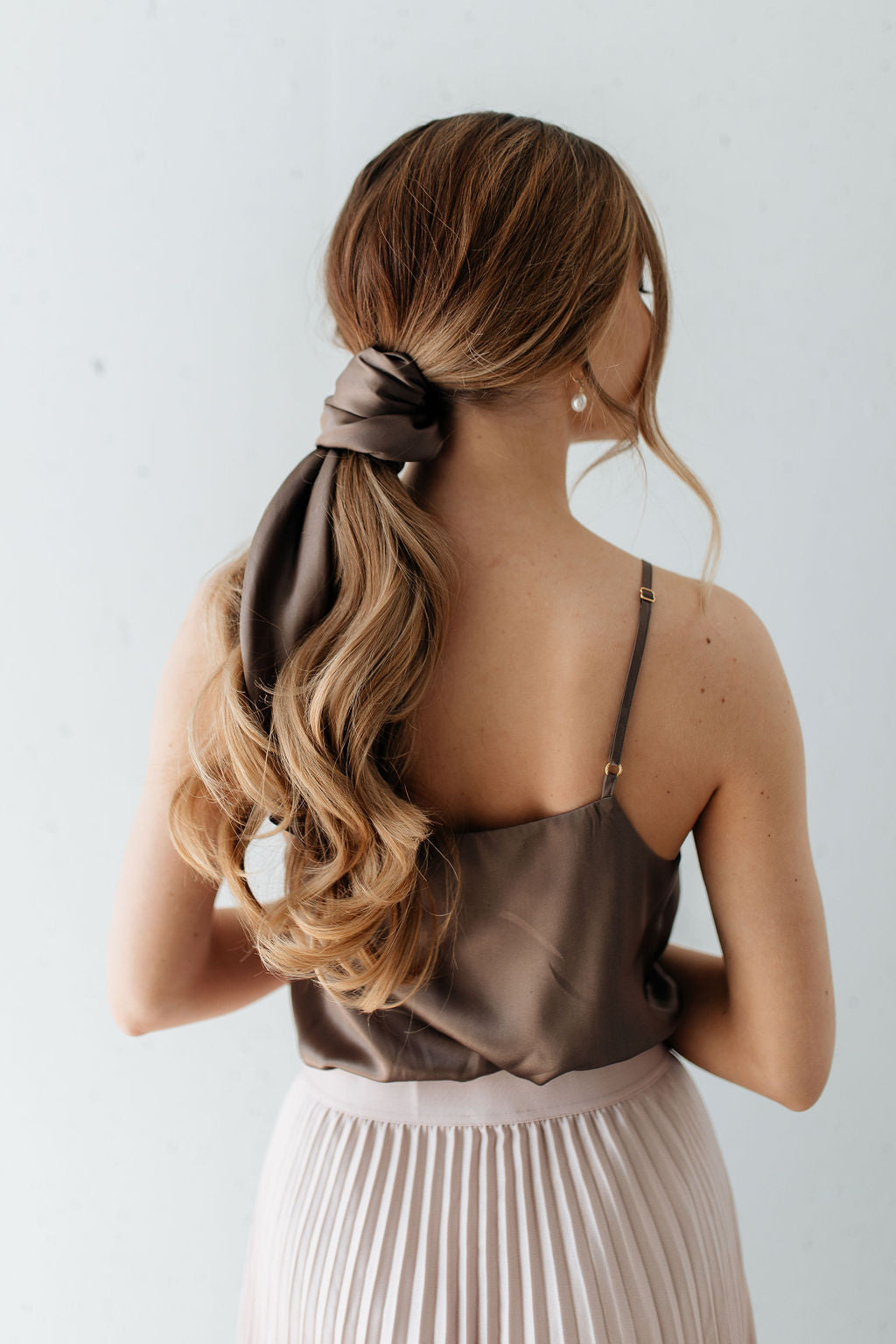 Natural silk top Delicious Mocha  Katrina Silks   